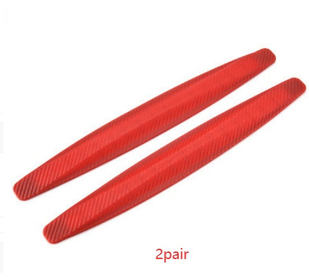 Car Bumper Protector Strip Guard red