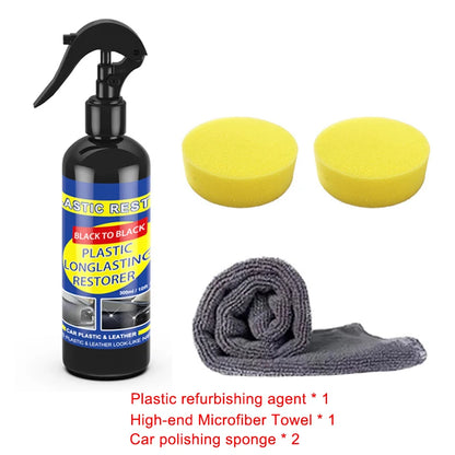 Car Cleaning Plastic Leather Restorer 