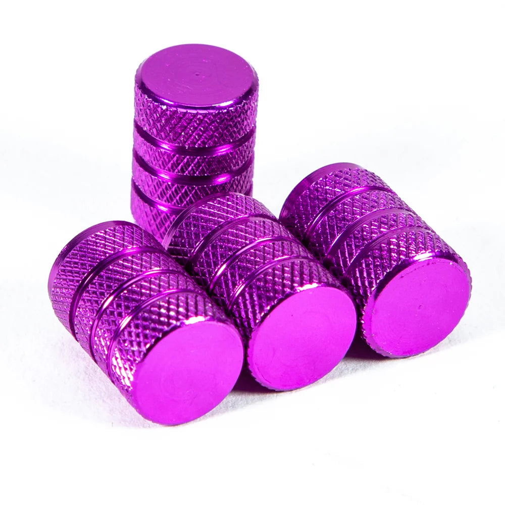 Car Tire Valve Stems Cap purple