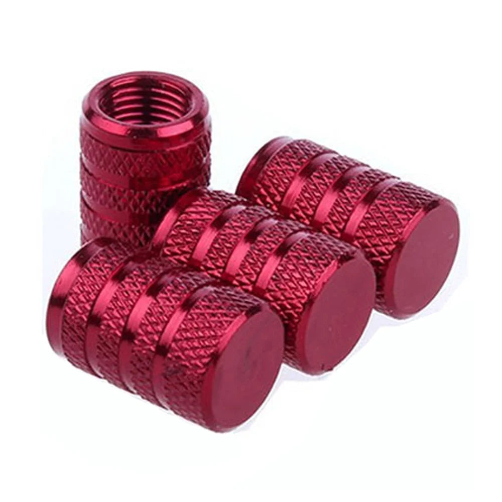 Car Tire Valve Stems caps red