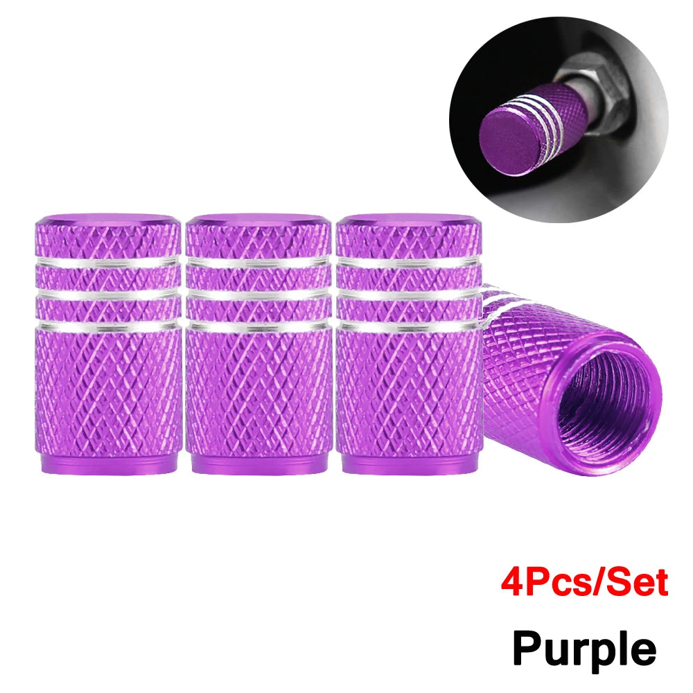 Car Tire Valve Stems purple 