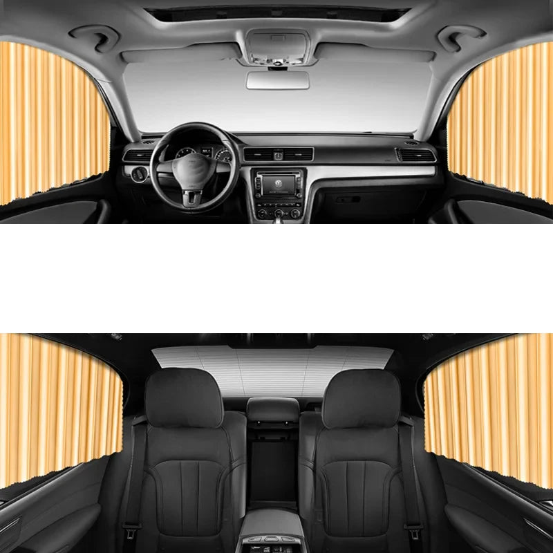 Magnets Car Sunshade Curtain-Luxury