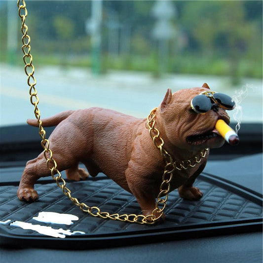 Bully Dog Car Decoration – Stylish & Durable Auto Accessory for Pet Lovers - Autoxmatch