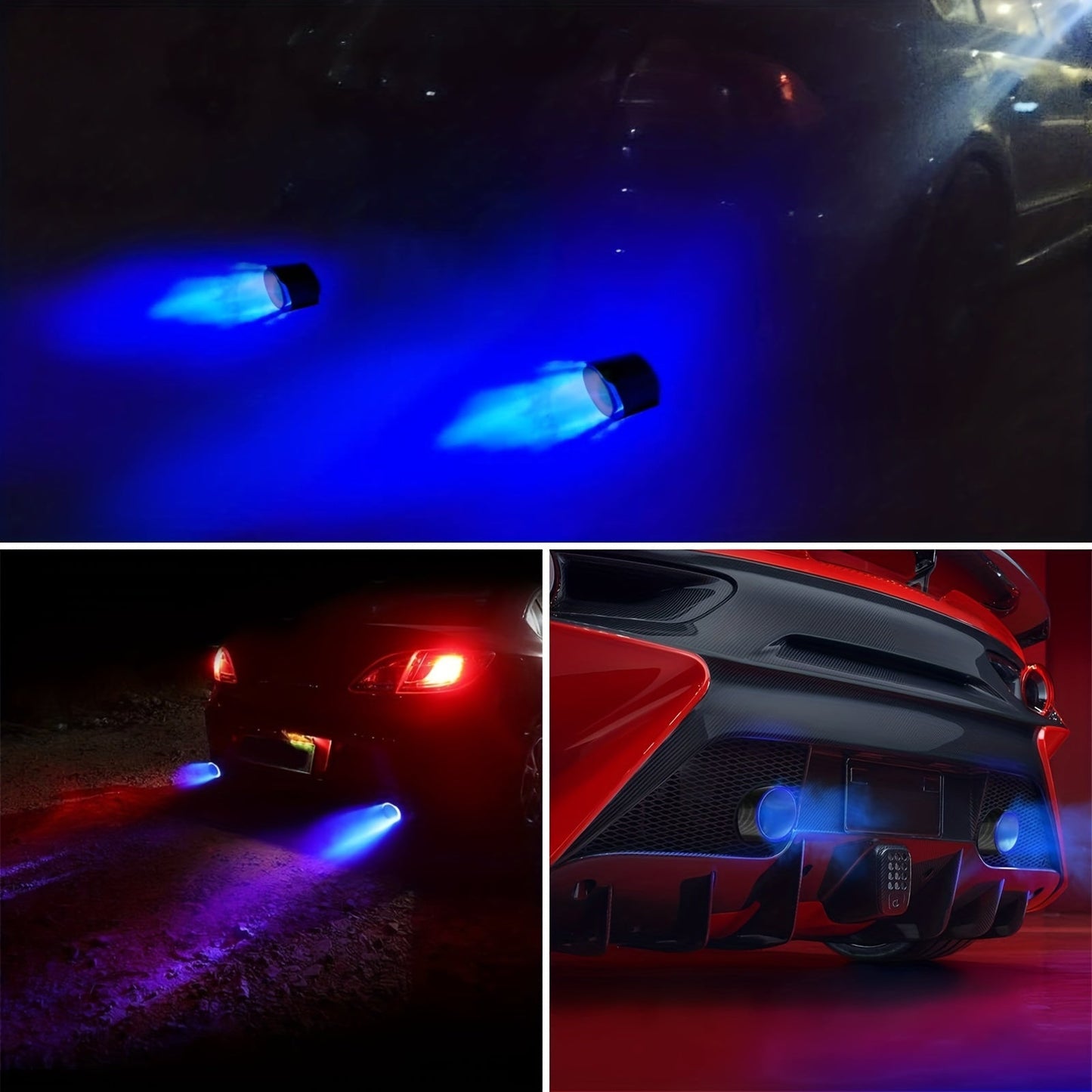 Car Exhaust Pipe with LED Flame – Dynamic Exhaust Upgrade with LED Flame Effects - Autoxmatch