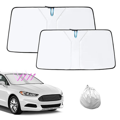 Car Front Window Sunshade Cover – Ultimate UV Protection, Heat Blocker & Windshield Shield - Autoxmatch