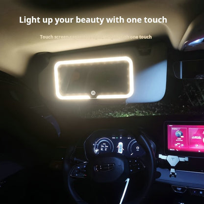 Car Makeup Mirror with LED Lights – Sun Visor Makeup Mirror - Autoxmatch