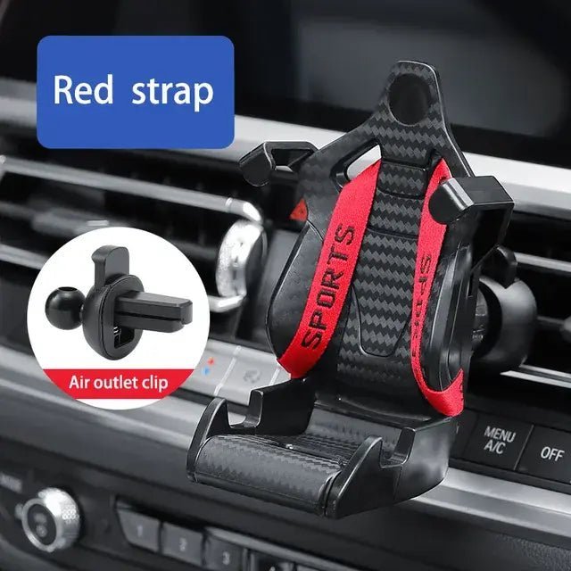 Car Racing Seat Phone Holder – Sleek & Adjustable Mount for Ultimate Driving Convenience - Autoxmatch