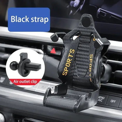 Car Racing Seat Phone Holder – Sleek & Adjustable Mount for Ultimate Driving Convenience - Autoxmatch