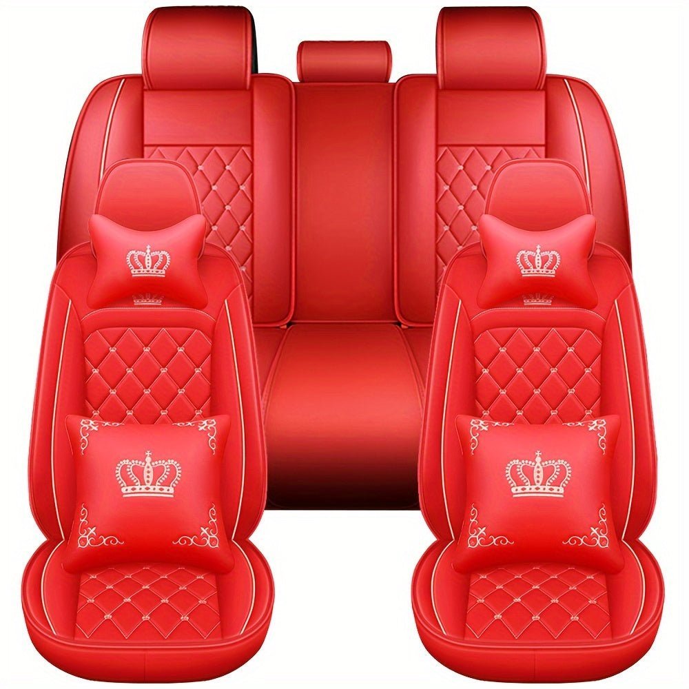 Car Seat Cover Full Set - Universal Deluxe Front & Rear Protector - Autoxmatch