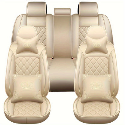 Car Seat Cover Full Set - Universal Deluxe Front & Rear Protector - Autoxmatch