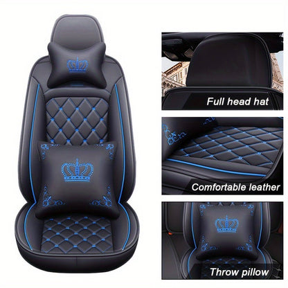 Car Seat Cover Full Set - Universal Deluxe Front & Rear Protector - Autoxmatch