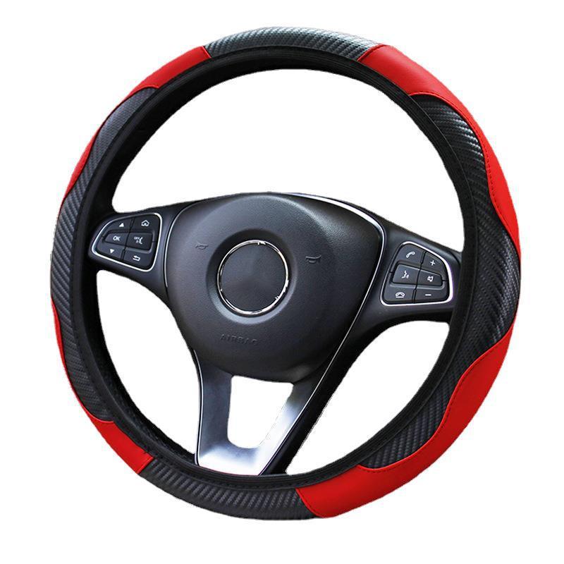 Car Steering Wheel Cover - Carbon Fiber Sports Model (BUY ONE GET ONE FREE) - Autoxmatch