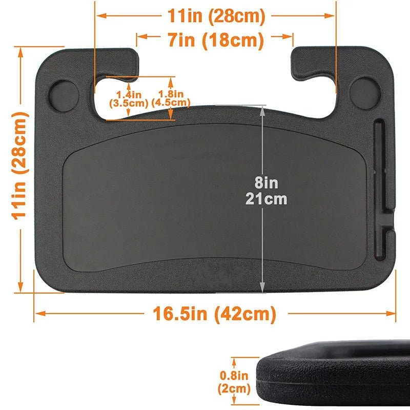 Car Steering Wheel Dining, Laptop Desk and Drink Tray Board - Autoxmatch