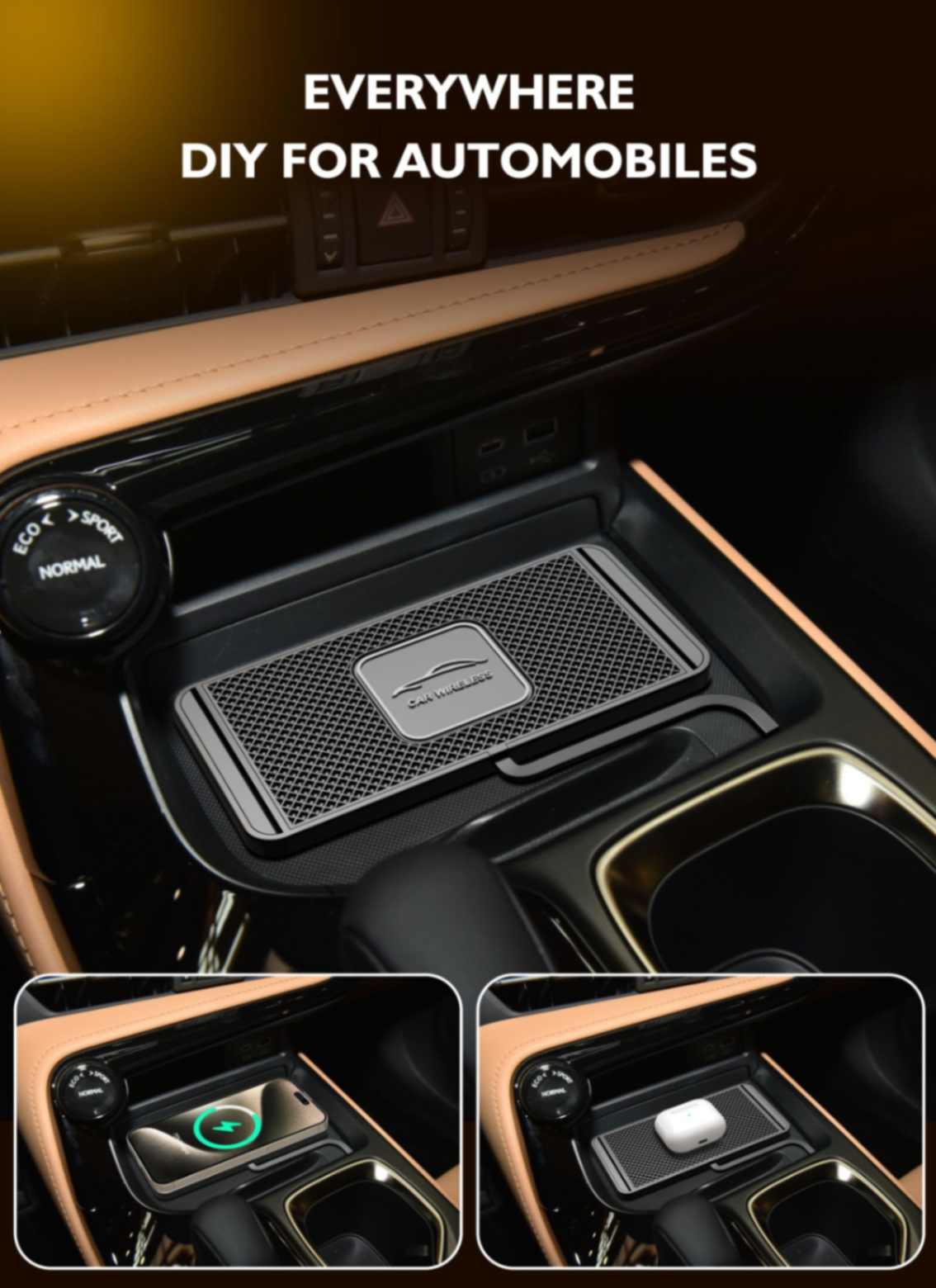 Car Wireless Charger Silicone Non Slip Pad - Autoxmatch