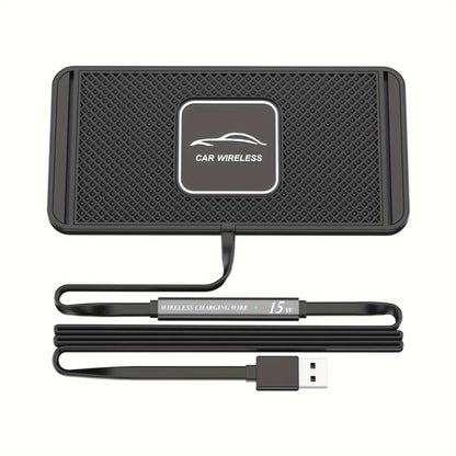 Car Wireless Charger Silicone Non Slip Pad - Autoxmatch