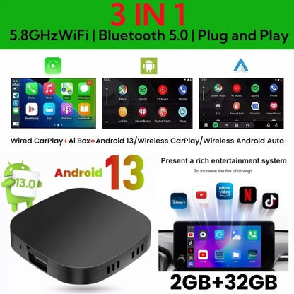 CarPlay AI Box - Android Wireless Auto Smart TV Box - Autoxmatch