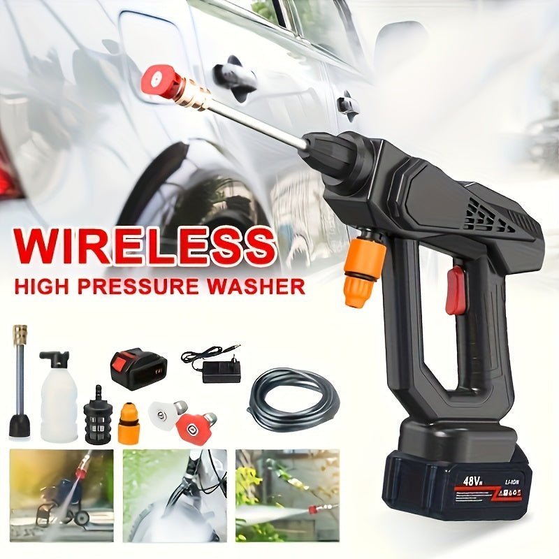 Cordless Electric Pressure Washer Gun – High - Pressure Car Washing - Autoxmatch