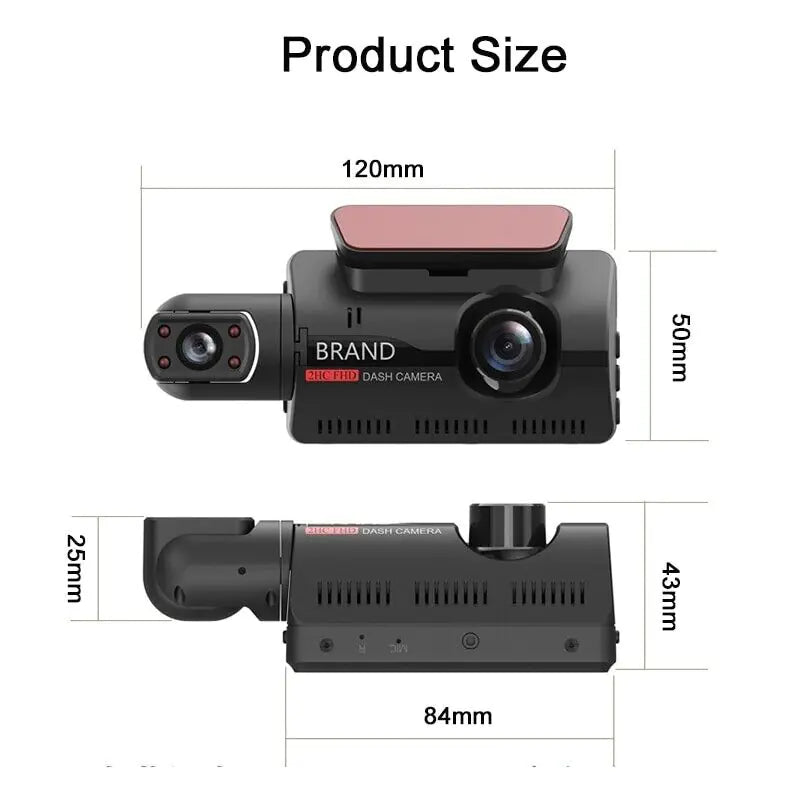 Dual Lens Car DVR Dash Cam - Autoxmatch