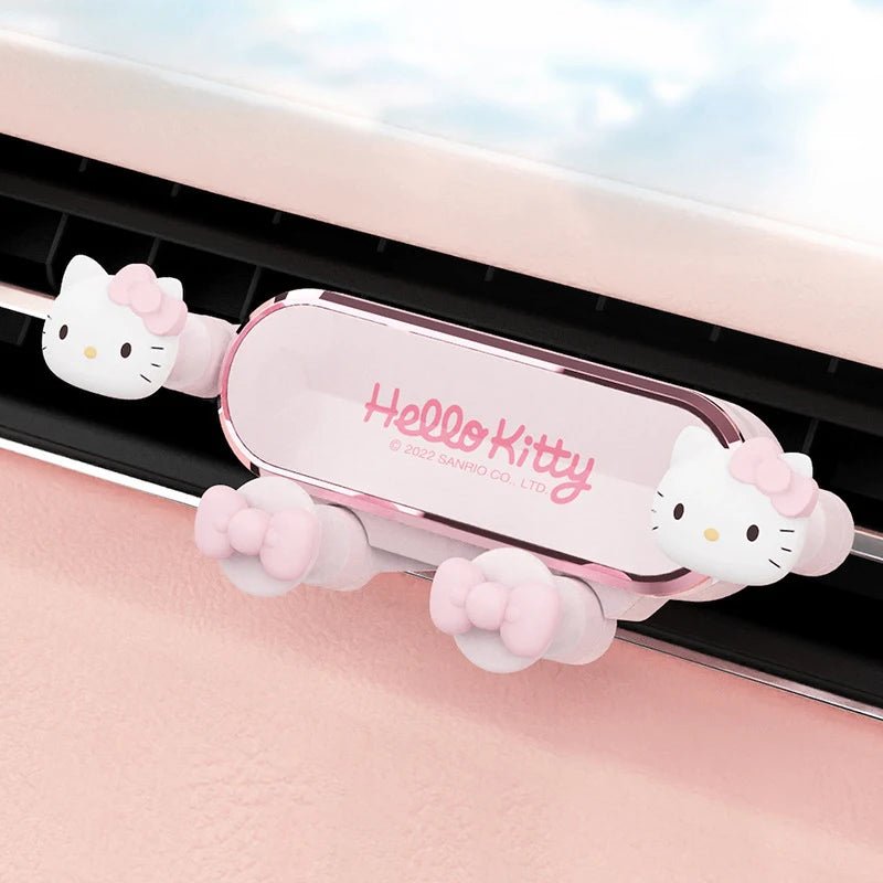 Hello Kitty Car Phone Holder Anti - Skidding Shockproof - Autoxmatch