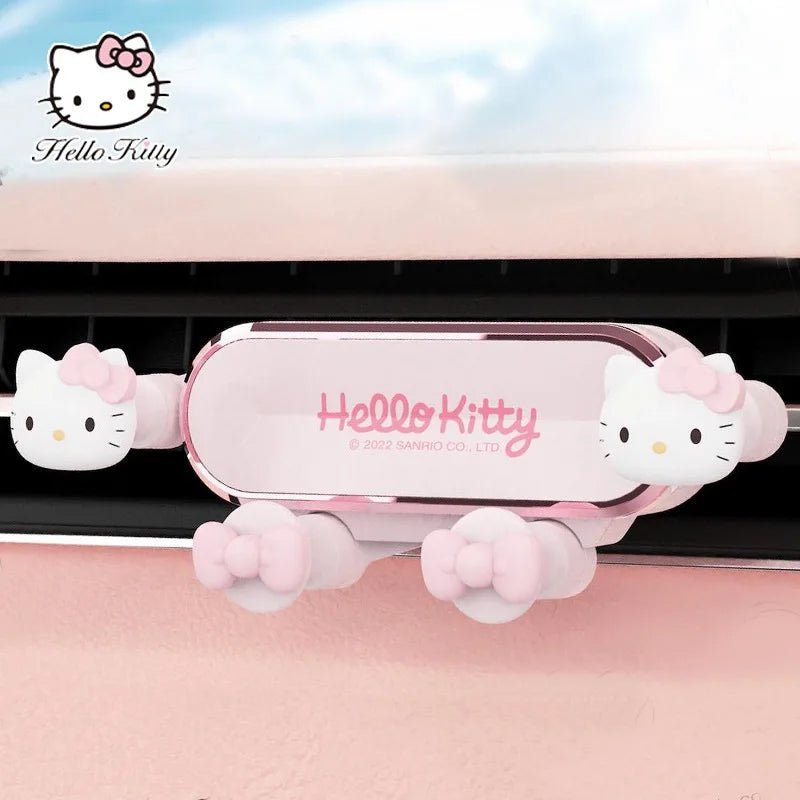 Hello Kitty Car Phone Holder Anti - Skidding Shockproof - Autoxmatch