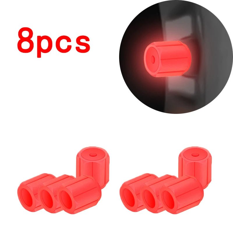 Luminous Tire Valve Caps – Glow - in - the - Dark - Autoxmatch