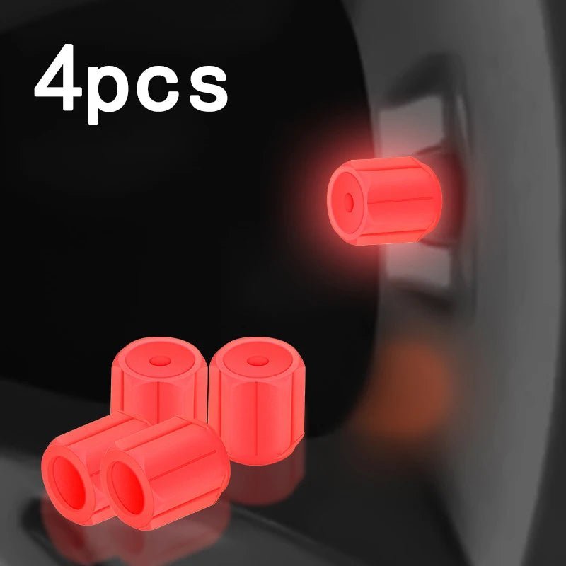 Luminous Tire Valve Caps – Glow - in - the - Dark - Autoxmatch