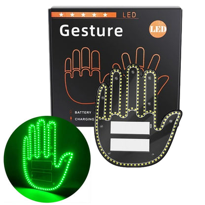 Middle Finger Light Gesture LED Light - LED Hand for Car - Autoxmatch