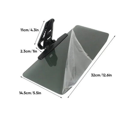 Universal Car Sun Visor With Polarized Glare Protection - Autoxmatch