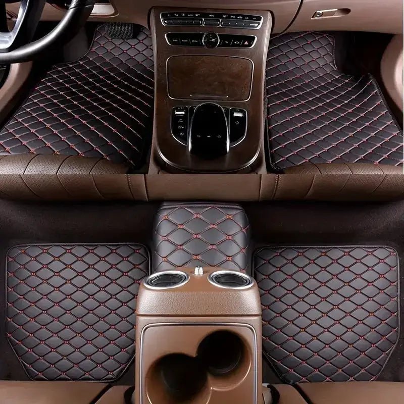 Universal Waterproof Leather Car Floor Mats - Autoxmatch