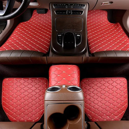 Universal Waterproof Leather Car Floor Mats - Autoxmatch