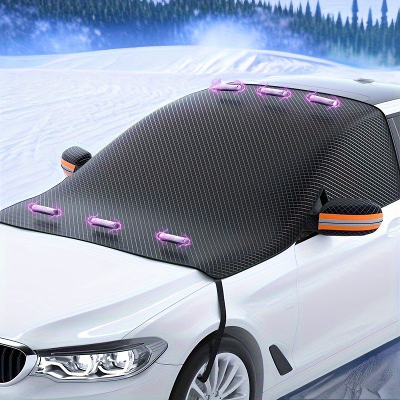 Winter Car Magnetic Windshield Snow Cover - Autoxmatch